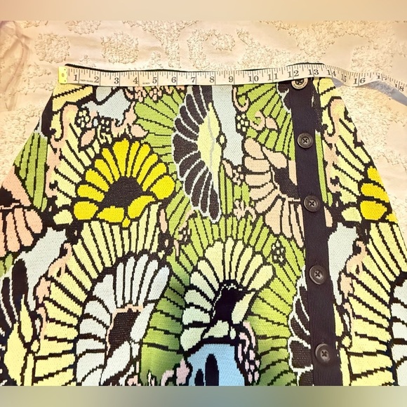 RACHEL Rachel Roy Multicolor Button-Front Skirt - Picture 7 of 9